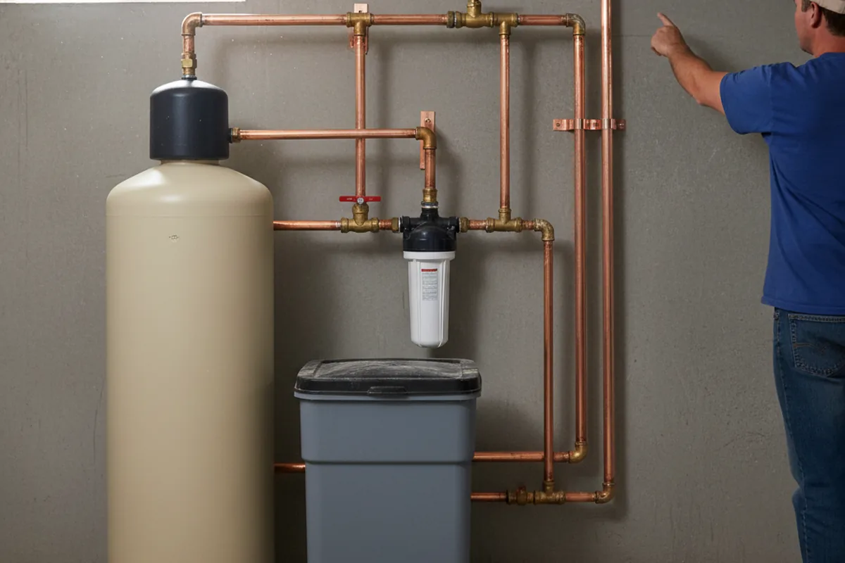 Whole-house water treatment system installed in Colbert